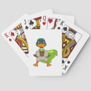 Duck Hero Cape Playing Cards