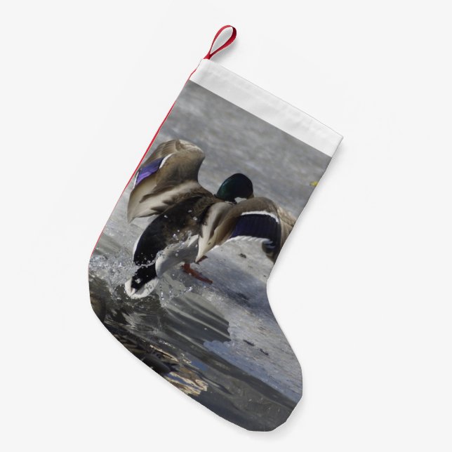 Duck Holiday Stocking (Front (Hanging))