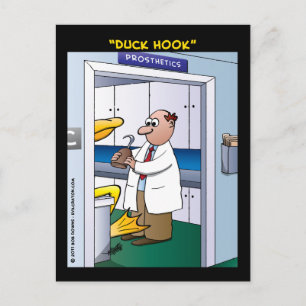 "Duck Hook" Postcard
