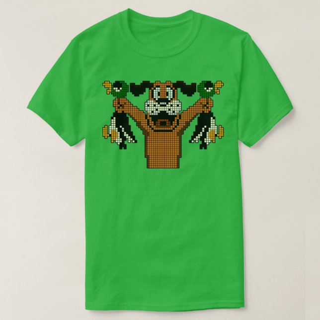 Duck Hunt Video Game Dog T-Shirt (Design Front)