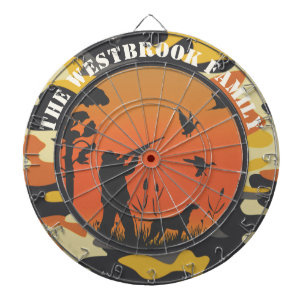 Duck Hunter and Camo Dartboard