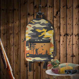 Duck Hunter and Camo Printed Backpack