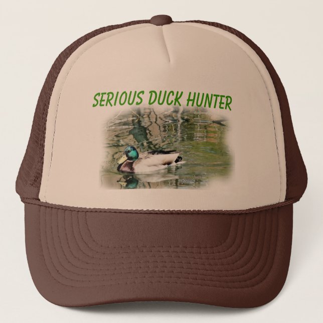 Duck Hunter Cap-customise-colour choices Trucker Hat (Front)
