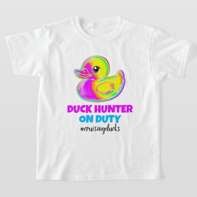 Duck Hunter on Duty Cruise T-Shirt (Laydown)