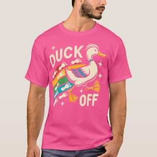 Duck Hunter Pun Duck Off Waterfowl Duck Hunting T-Shirt