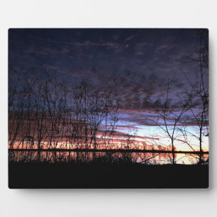 Duck Hunters Witness the Sunrise Canvas Print Plaque
