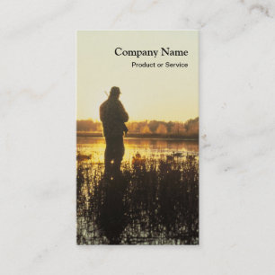 Duck hunting business card
