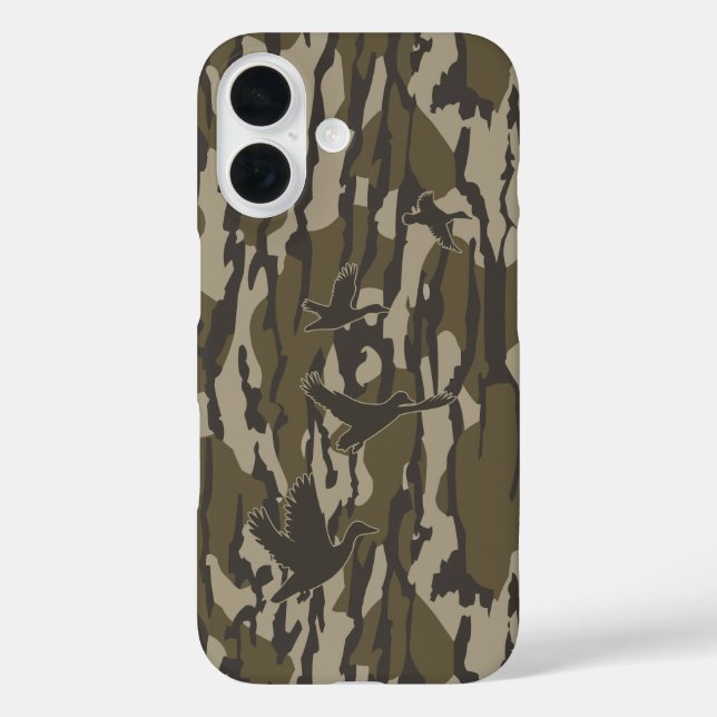 Duck Hunting Camo Ducks Bottomland Camo Case-Mate iPhone Case (Back)
