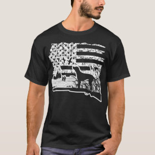Duck Hunting Flag labrador owner labrador retriev T-Shirt