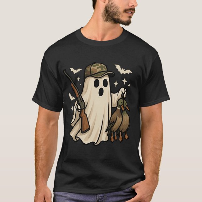 Duck Hunting Ghost Camouflage T-Shirt (Front)