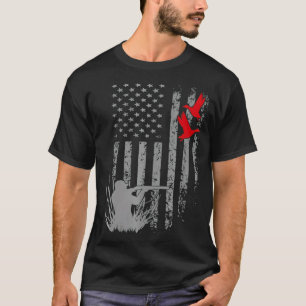 Duck hunting hunting clothe for men hunting black T-Shirt
