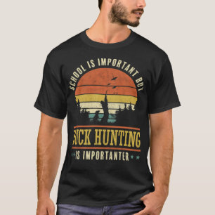 Duck Hunting Is Importanter Funny beagle black lab T-Shirt
