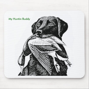 Duck Hunting Labrador Mouse Mat
