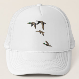 Duck Hunting Mallards in Flight Trucker Hat