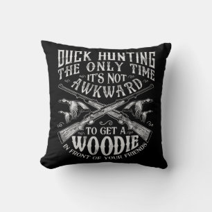 Duck Hunting  Men Women Fun Hunter Friends Gifts  Cushion