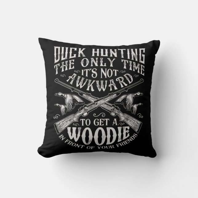 Duck Hunting  Men Women Fun Hunter Friends Gifts  Cushion (Front)