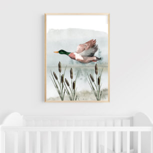 Duck Hunting Nursery Wall Art