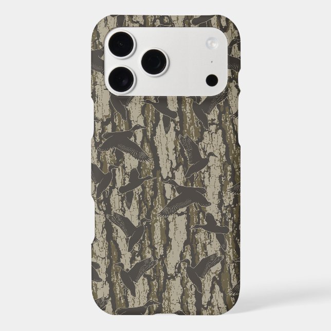 Duck Hunting Oak Tree Bark Camo Ducks (Back)