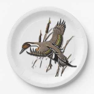 Duck Hunting Paper Plate