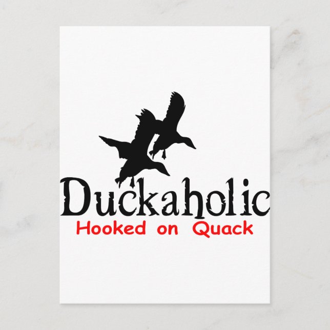 DUCK HUNTING POSTCARD (Front)