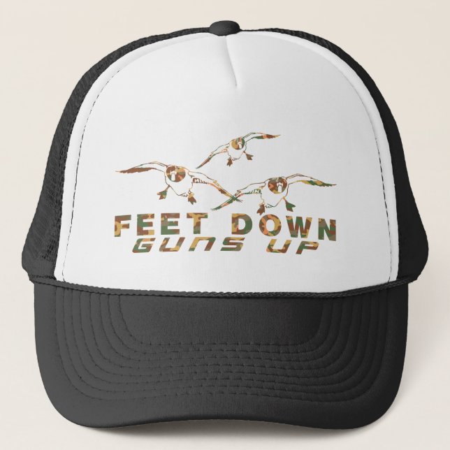 DUCK HUNTING TRUCKER HAT (Front)