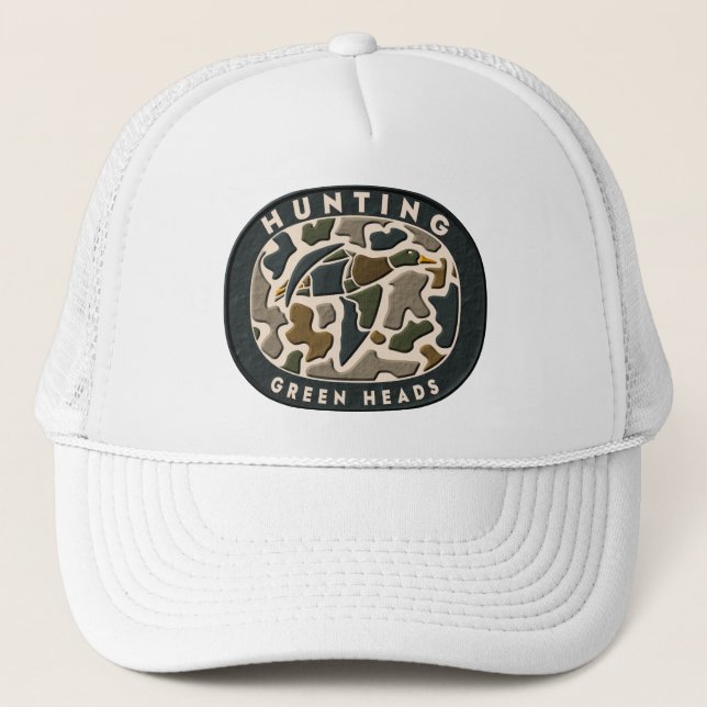 Duck Hunting  Trucker Hat (Front)