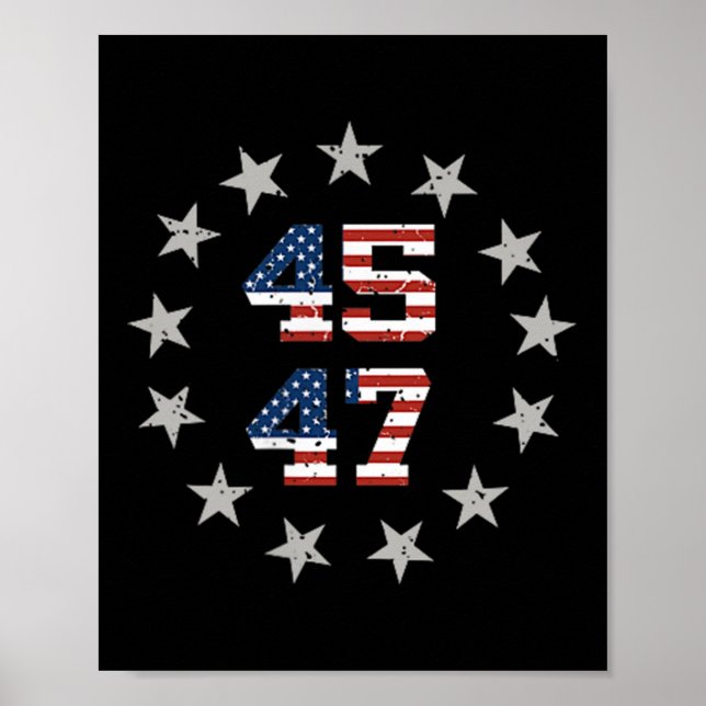 Duck Hunting Trump Camo Hello Hunting Season Us Fl Poster (Front)