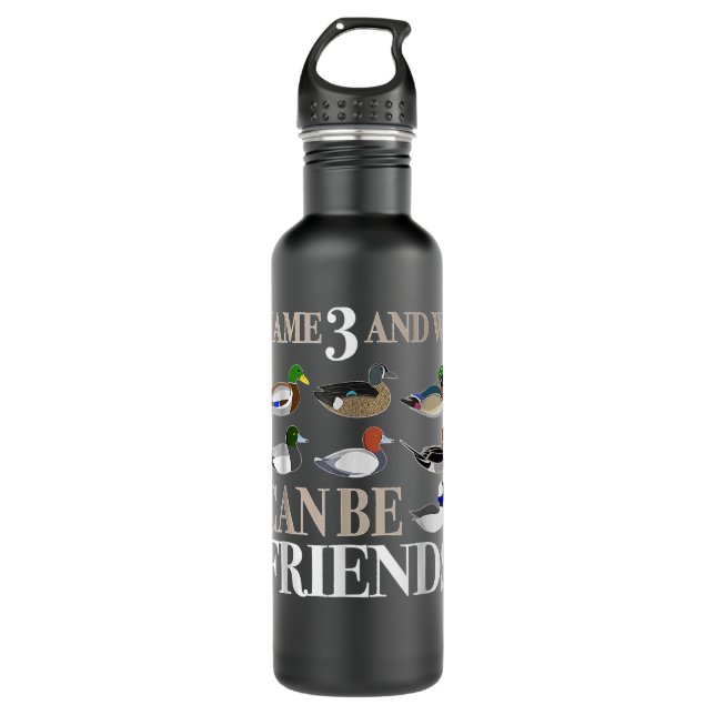Duck Hunting Waterfowl Hunters Different Duck Spec 710 Ml Water Bottle (Front)