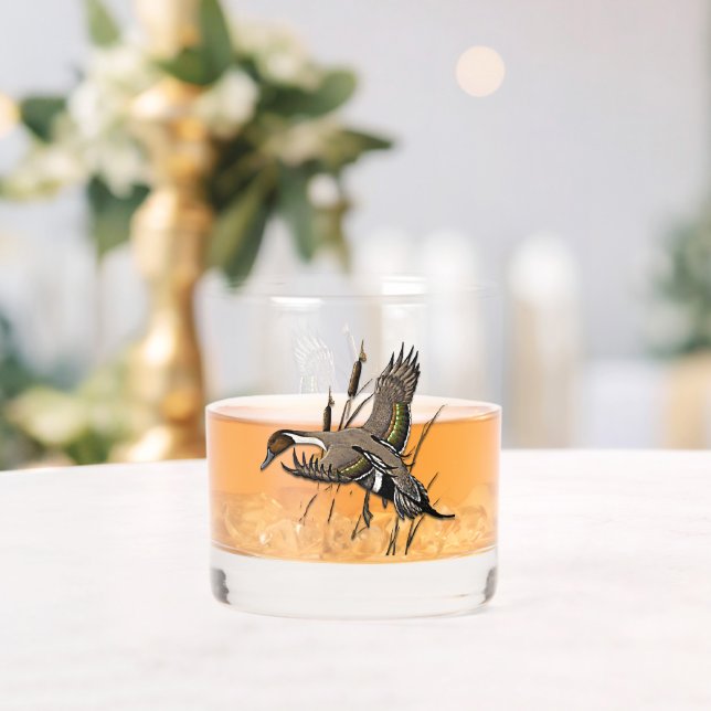 Duck Hunting Whiskey Glass (Insitu (Wedding))