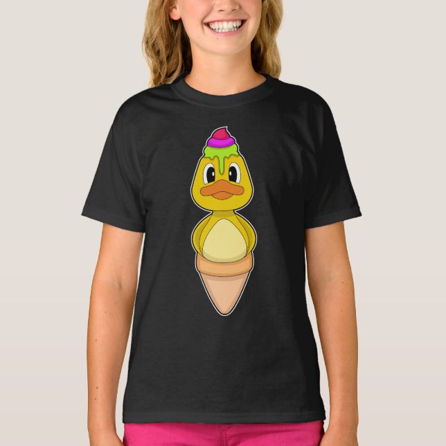 Duck Ice cream cone T-Shirt (Front)