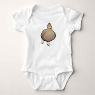 Duck Ice skating Ice skates Baby Bodysuit