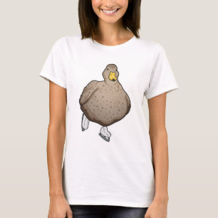 Duck Ice skating Ice skates T-Shirt