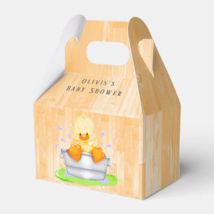 Duck in a Tub Custom Baby Shower Favour Box