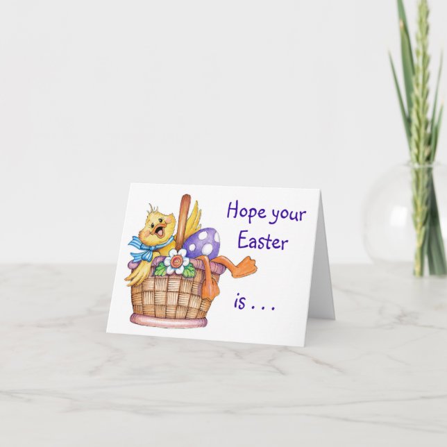 Duck in Basket - Card (Front)