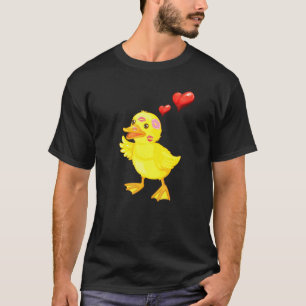 Duck In Love Duck With Smoochy Mouth Ducklings Duc T-Shirt