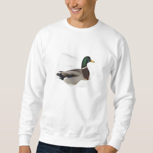 Duck in Snow Sweatshirt (Front)