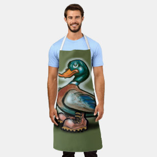 Duck in Work Boots Apron