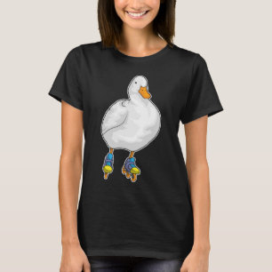 Duck Inline skating Roller skates T-Shirt