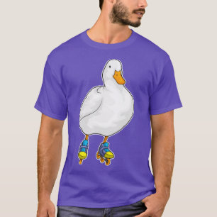 Duck Inline Skating Roller Skates T-Shirt
