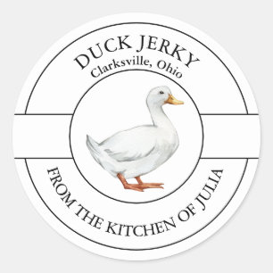 Duck Jerky Label