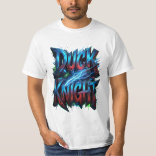 Duck Knight 3D Cyber Graffiti Logo T-Shirt