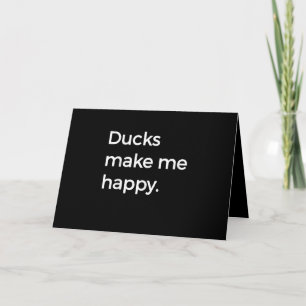 Duck Love  I Love Pet Ducks Duck Farmer Card