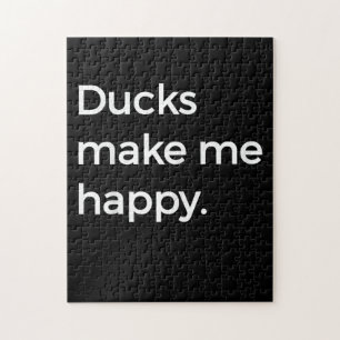 Duck Love I Love Pet Ducks Duck Farmer Jigsaw Puzzle