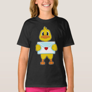 Duck Love letter T-Shirt