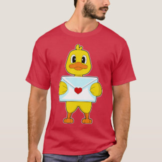 Duck Love letter T-Shirt