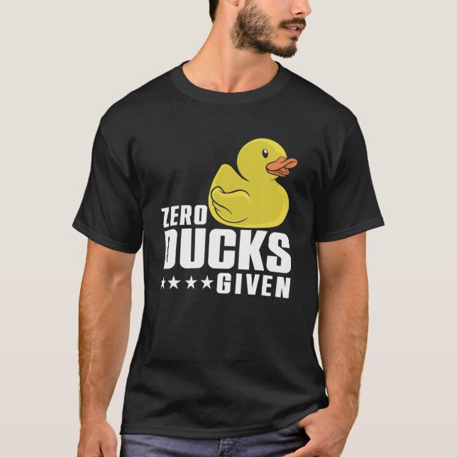 Duck Lover Funny Duck Zero Ducks Given Kids T-Shirt (Front)