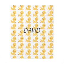 Duck Lovers Fleece Blanket