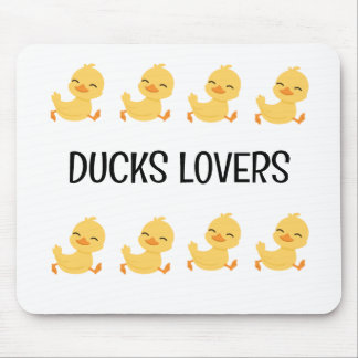 Duck Lovers Mouse Pad