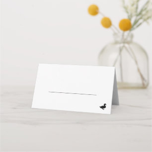 Duck Meal Option Wedding Place Card