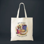 Duck menu tote bag<br><div class="desc">Not for eating! Just cute.</div>